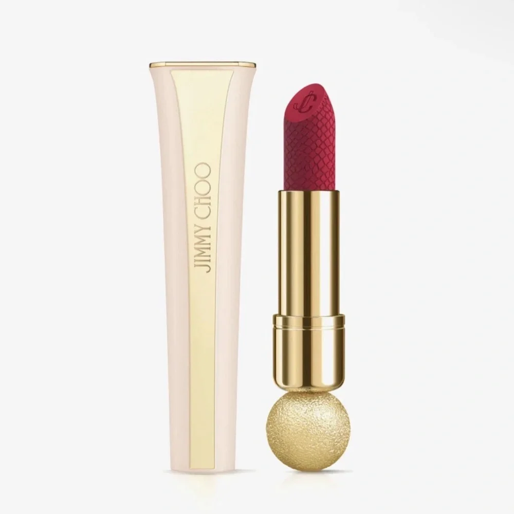 💎 Jimmy Choo 013 Red Attraction Matte Lip Colour Seduction Collection